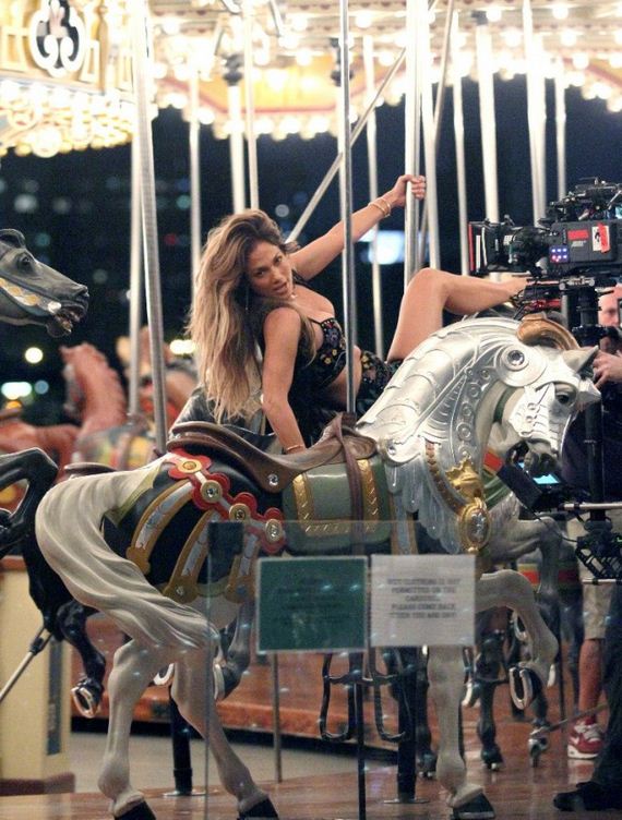 Jennifer-Lopez -Filming